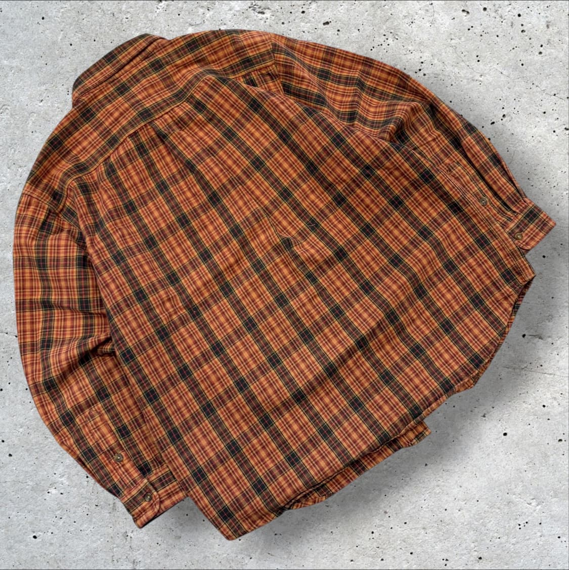 [XL] 12FW 칼하트 오렌지 체크 셔츠 B244 상품이미지2