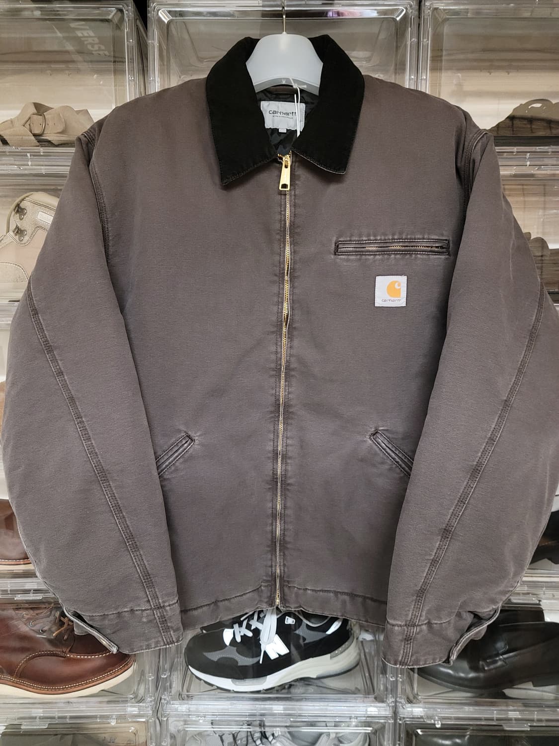 [XL] 칼하트 wip OG 디트로이트 자켓 토바코블랙 상품이미지1