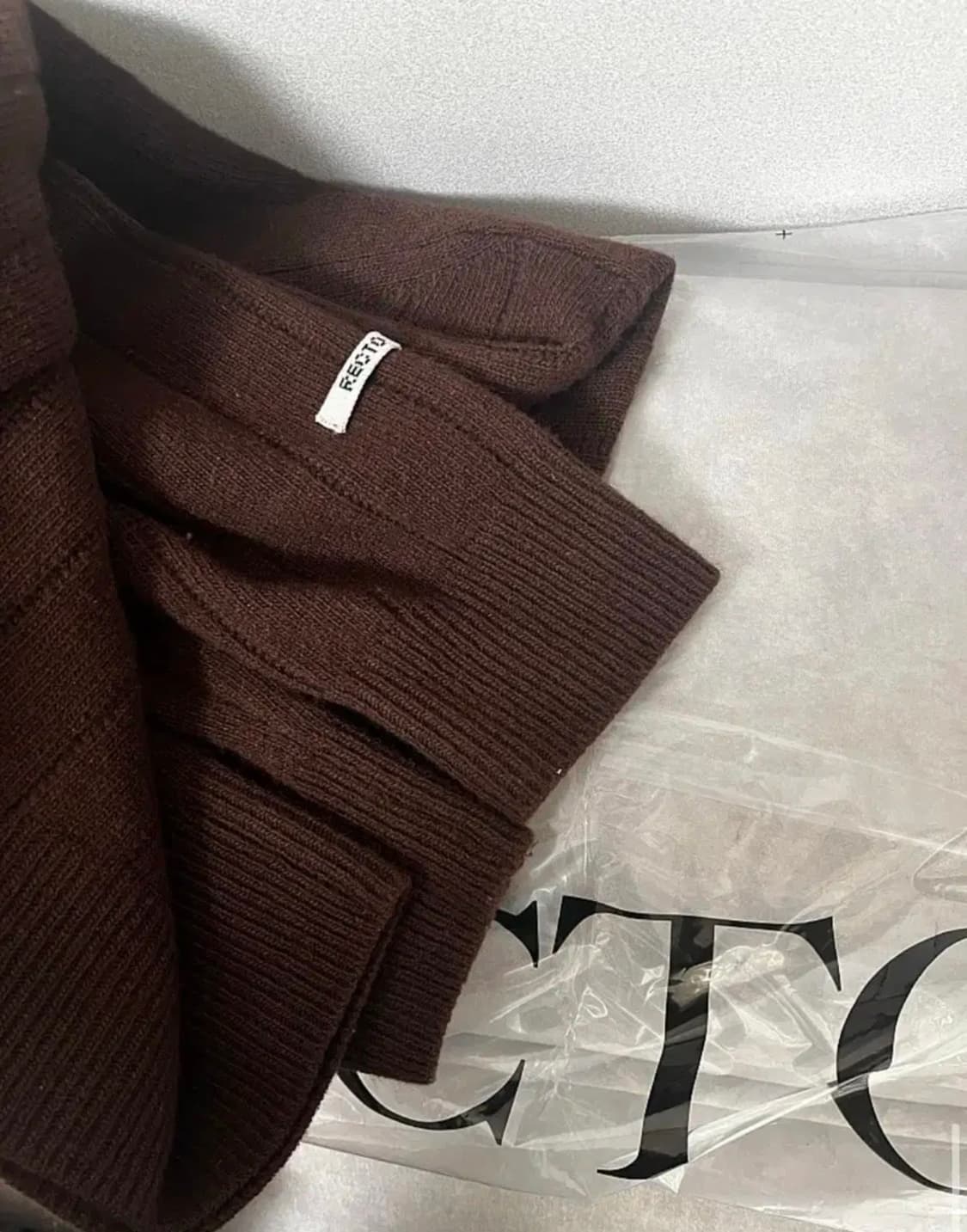 렉토 러블리니트 레드브라운 m 상품이미지7