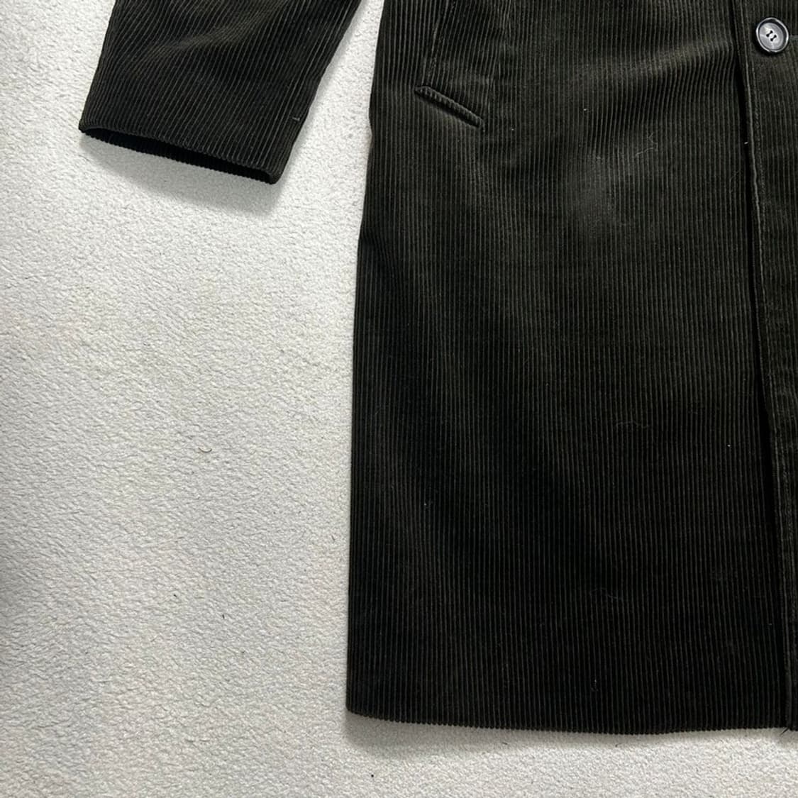 킨록 벨티드 코튜로이 코트 100 상품이미지2