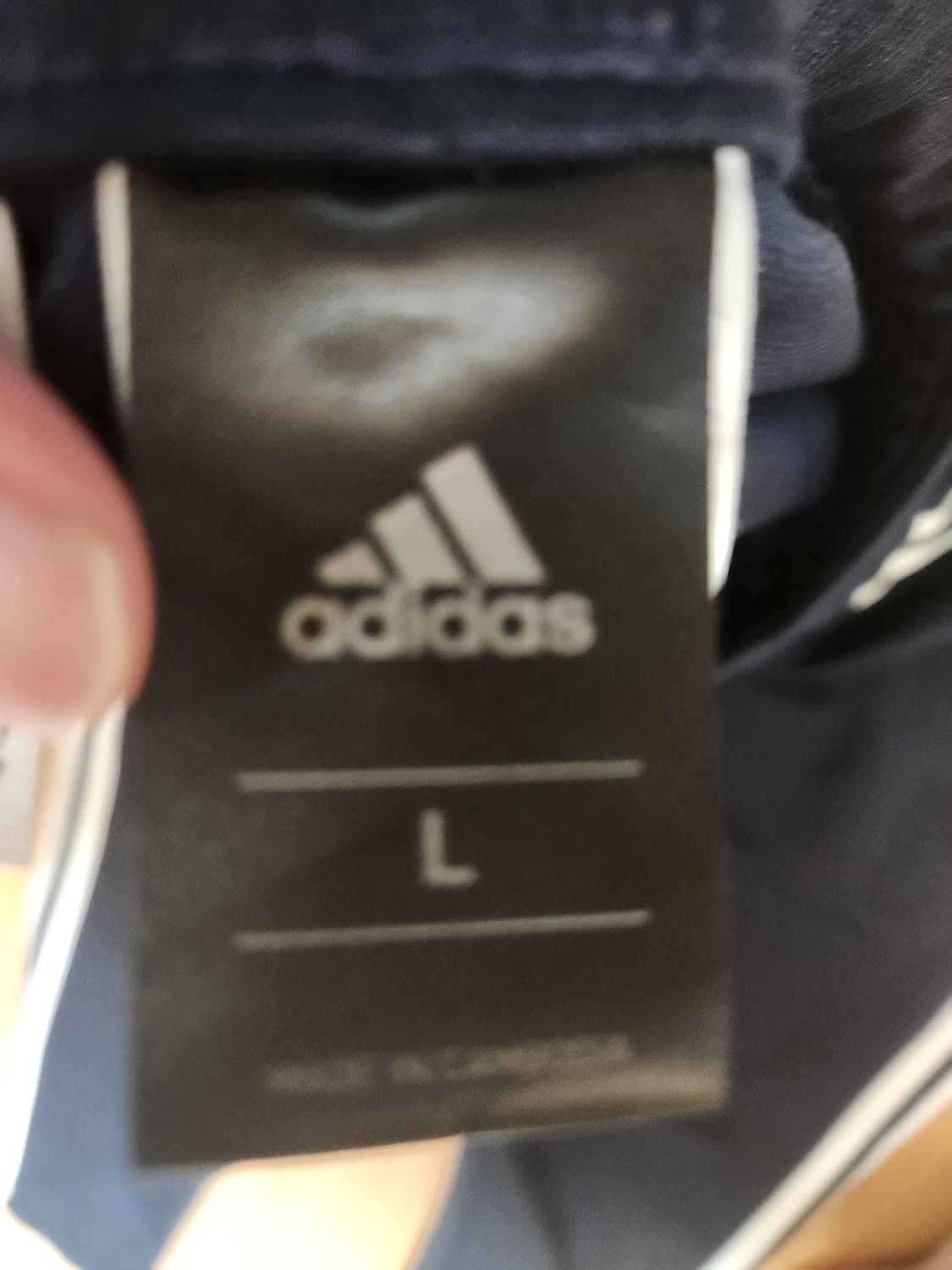 아디다스 짙은 네이비 바지 L 상품이미지2