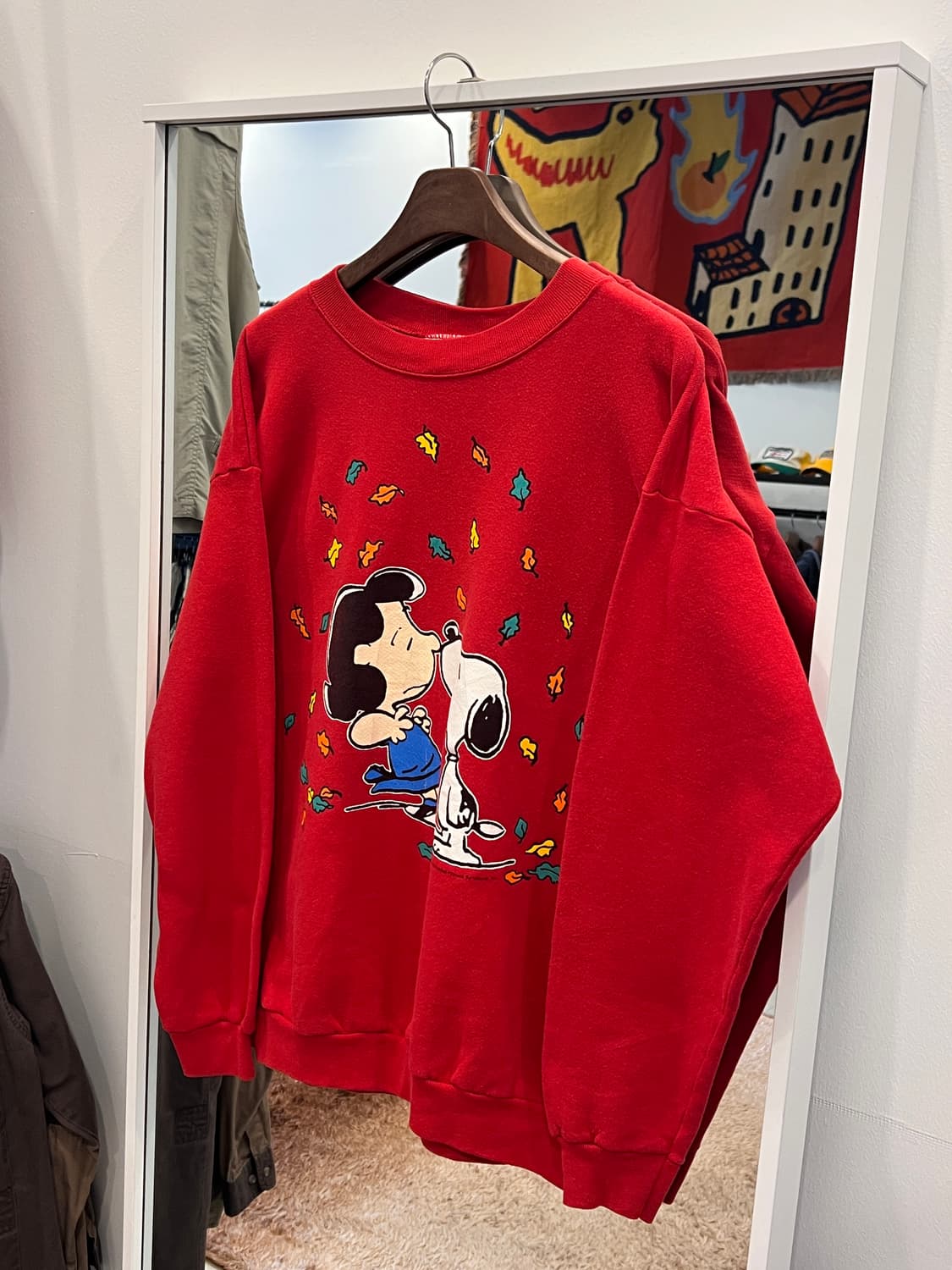 90s Peanuts 피너츠 스누피 스웻셔츠 (made in USA) 상품이미지1