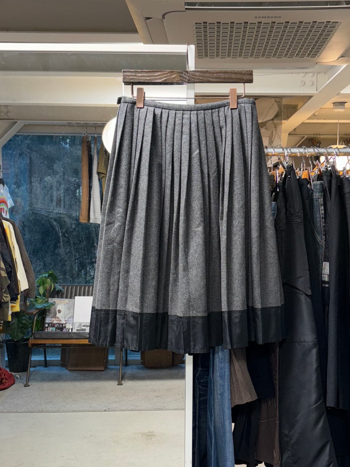 스포츠막스 플리츠 울 스커트 상품이미지2