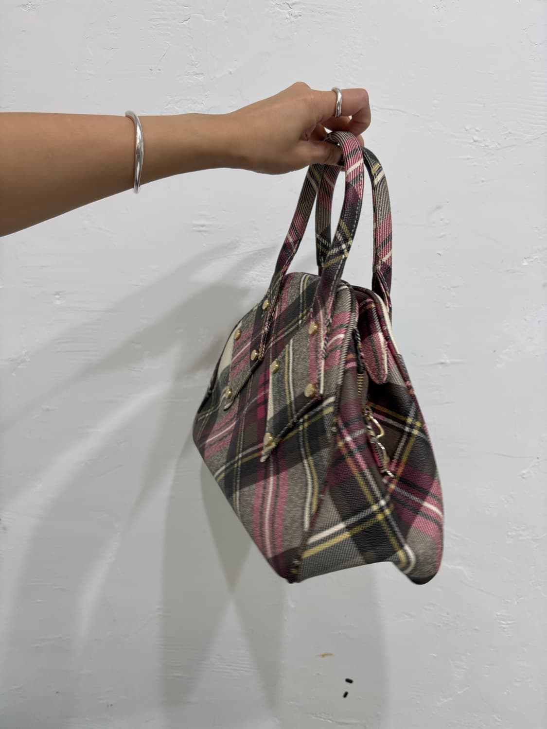 Vivienne Westwood 비비안웨스트우드 체크 토트백 상품이미지6