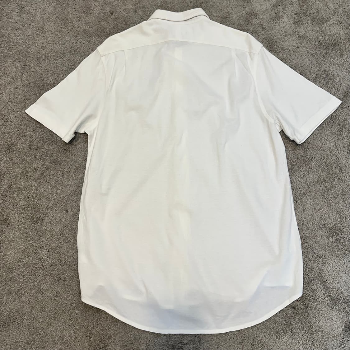 폴로 화이트 로고 커스텀 슬림 핏 반팔 셔츠L 상품이미지6