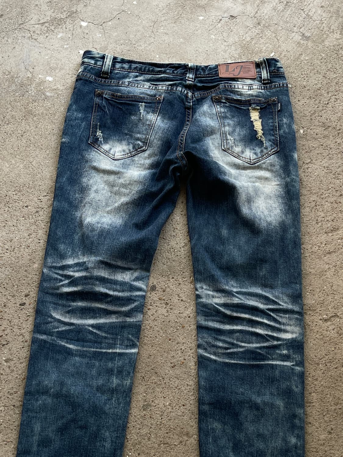 (Remake)patchwork check slim jeans 상품이미지9