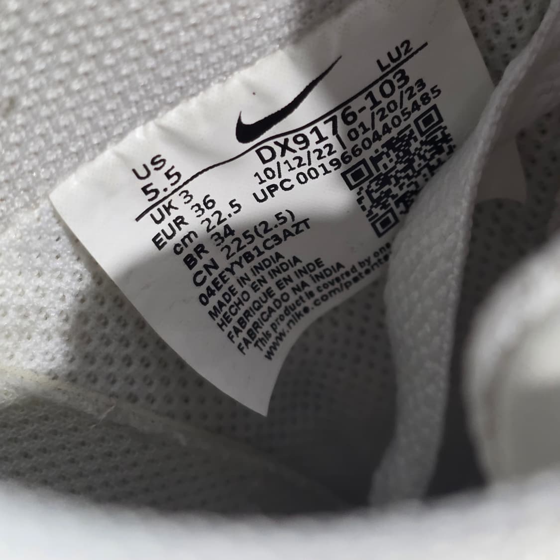 7q-4:나이키 여성용 로우컷 스니커즈 DX9176103 화이트(225 상품이미지10