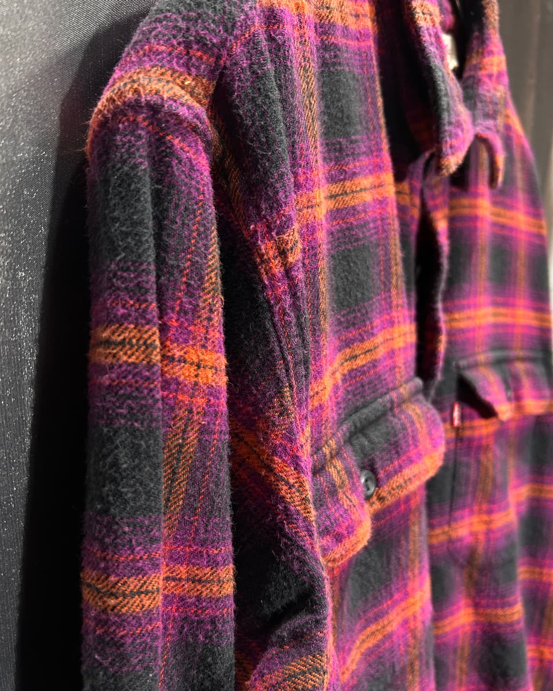 M 리바이스 퍼플 & 블랙 쉐도우 체크셔츠 상품이미지7