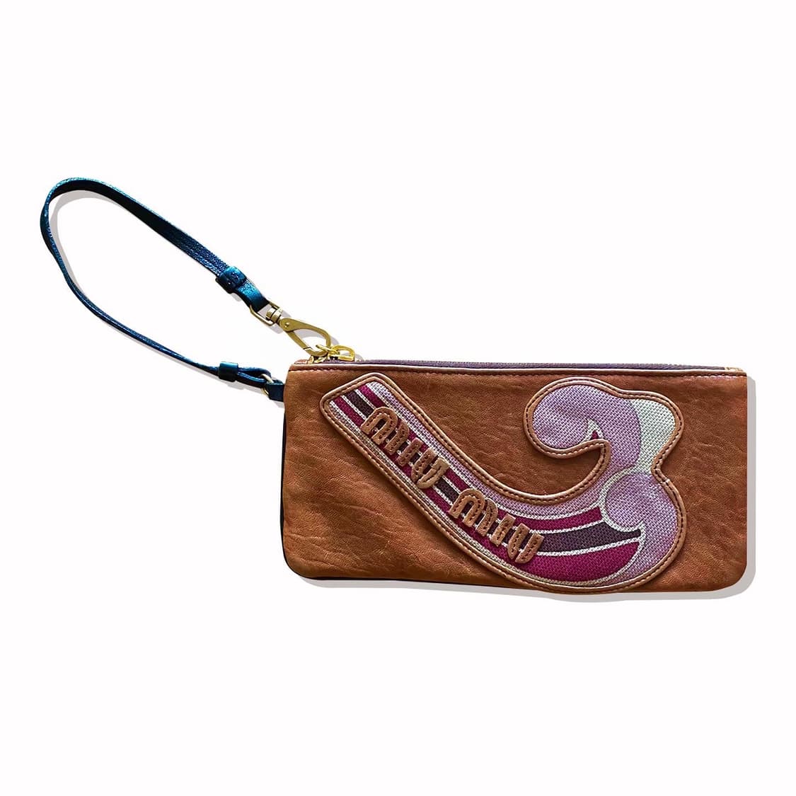 미우미우 이태리 빈티지 가죽 파우치 클러치백 가방 상품이미지1