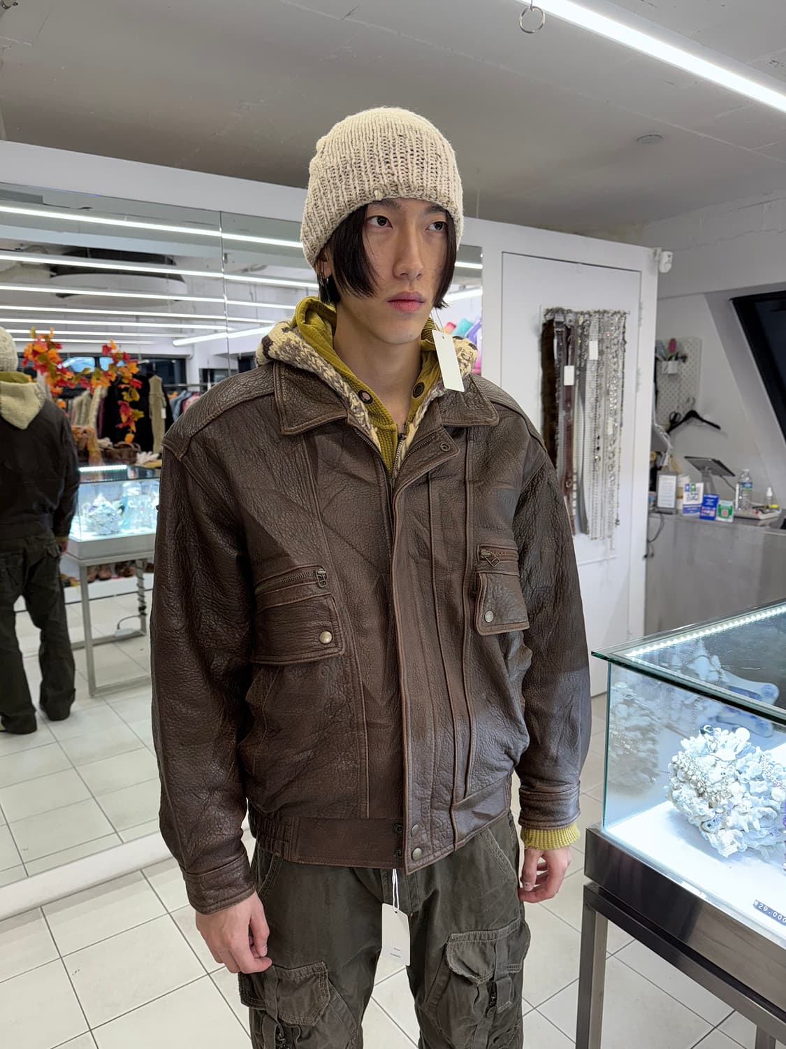 real leather jumper 상품이미지3