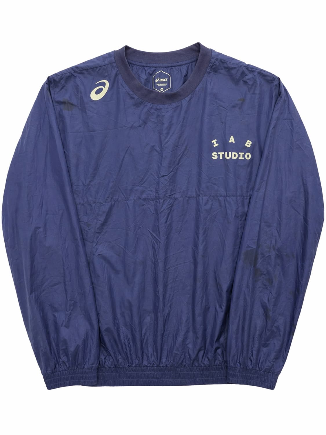 아식스 IAB STUDIO 바람막이 XL 네이비 상품이미지1