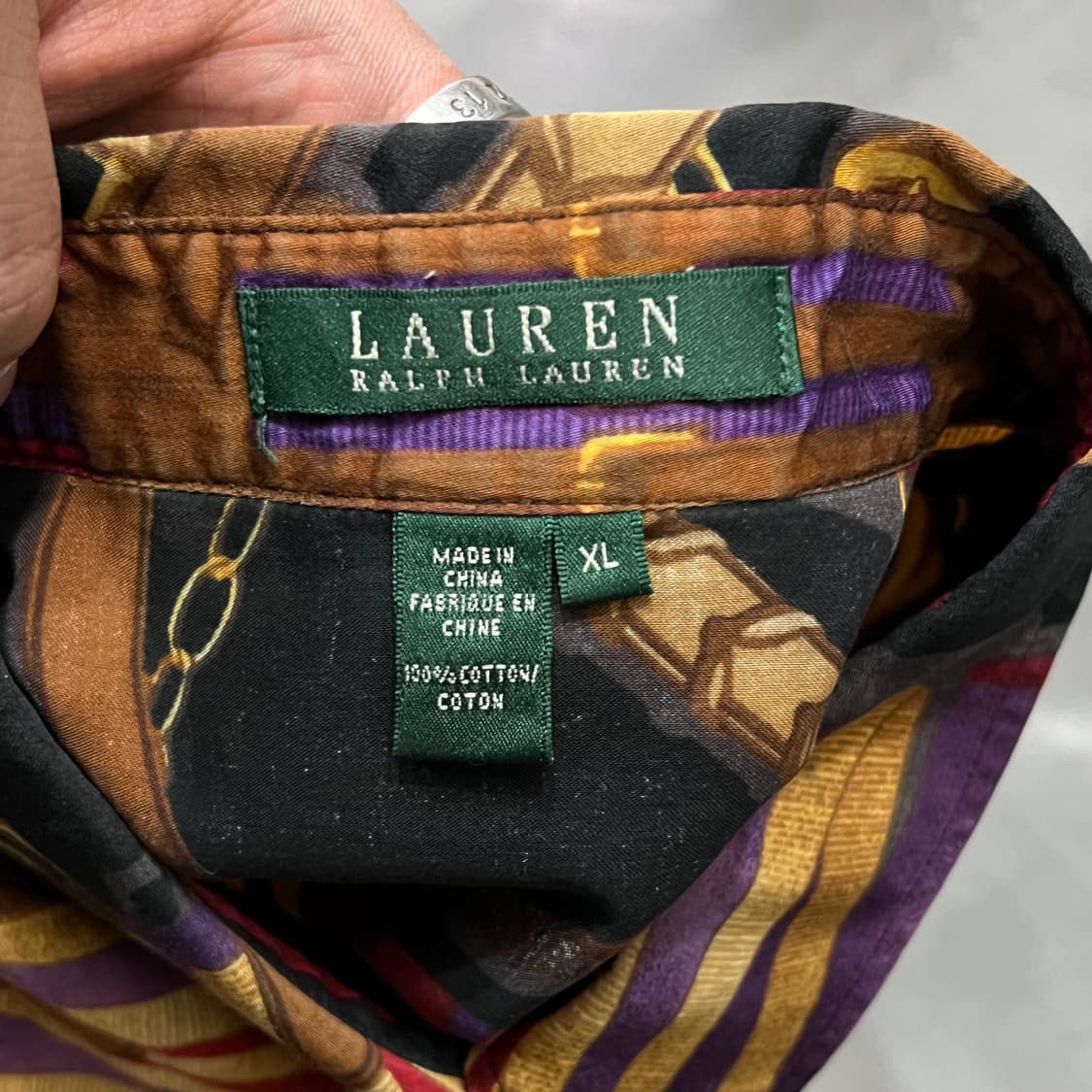  랄프로렌 풀 프린팅 코튼 셔츠 y14785 상품이미지6