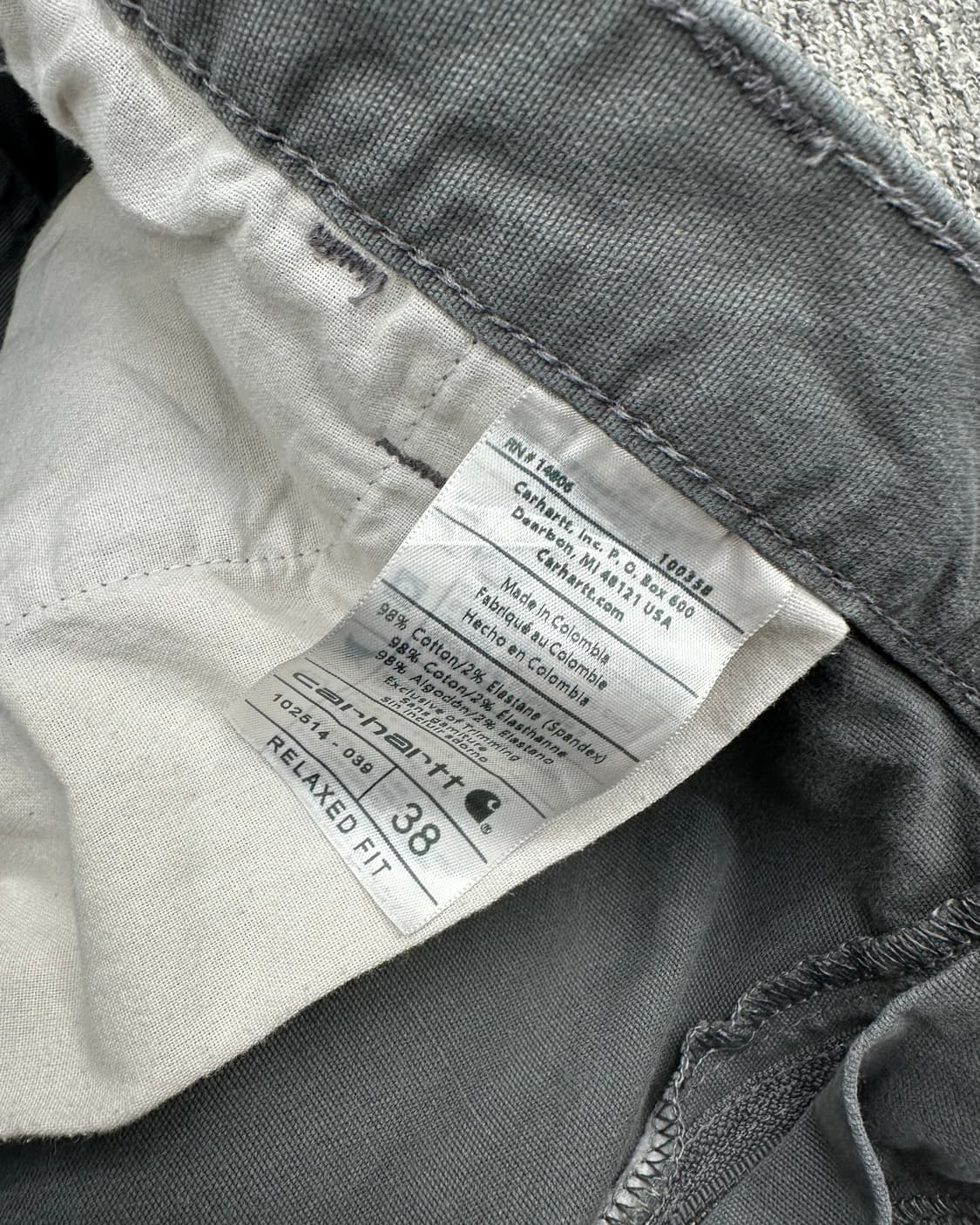 (허단48)칼하트 워크 반바지-M1994 상품이미지4