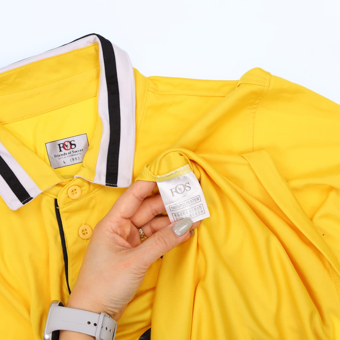 [L] FOS 축구 유벤투스 지프로고 긴팔티 카라티 0114J 상품이미지5