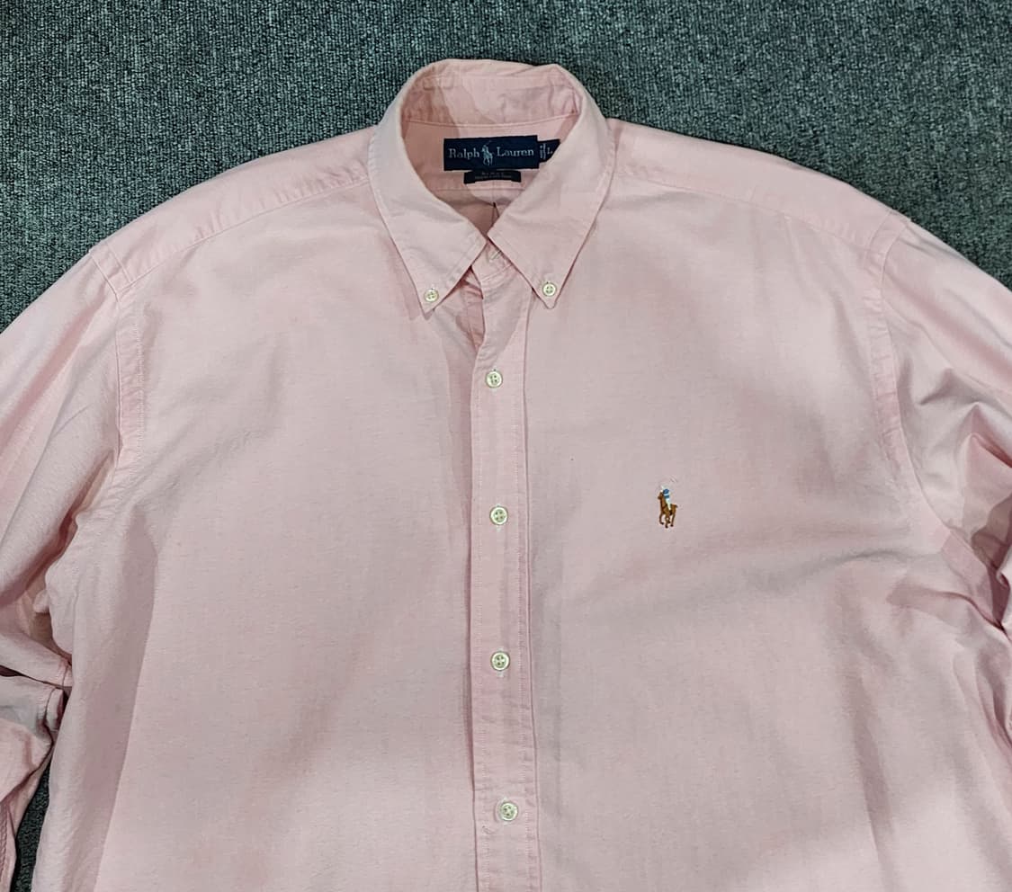 폴로 랄프로렌 블레이크 옥스포드 셔츠 핑크 L 상품이미지3