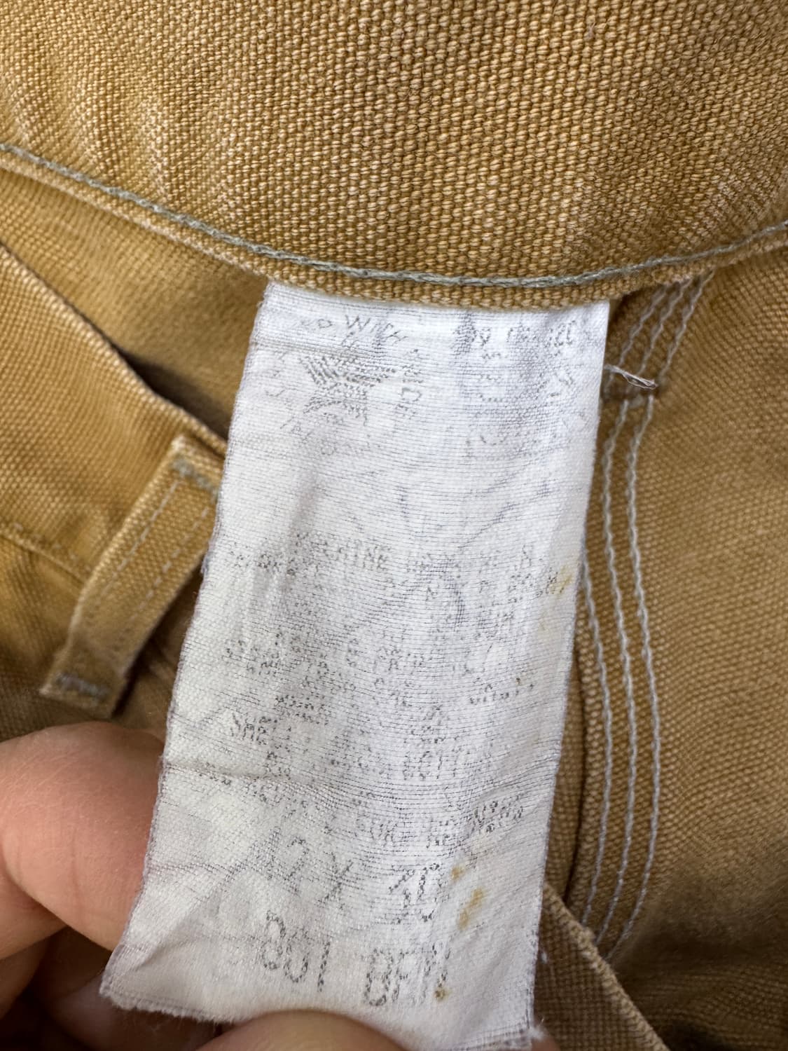 90s 칼하트 더블니 b01 brn 상품이미지7