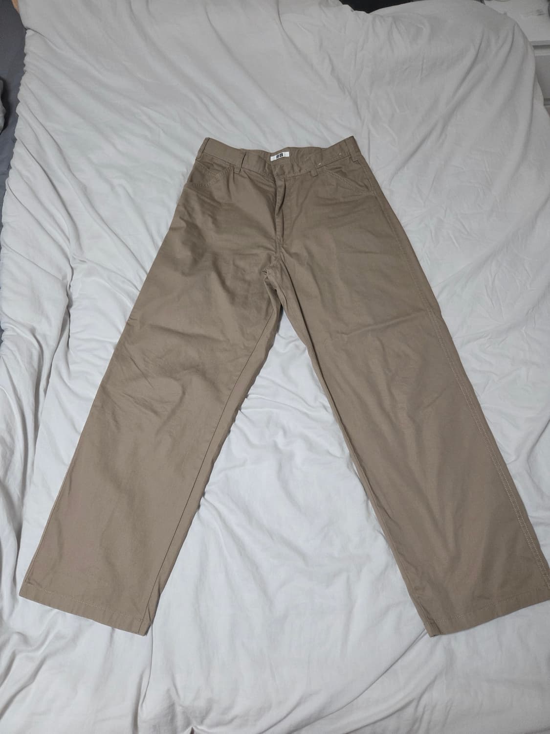 U 와이드핏 치노팬츠 34브라운 76사이즈 상품이미지2