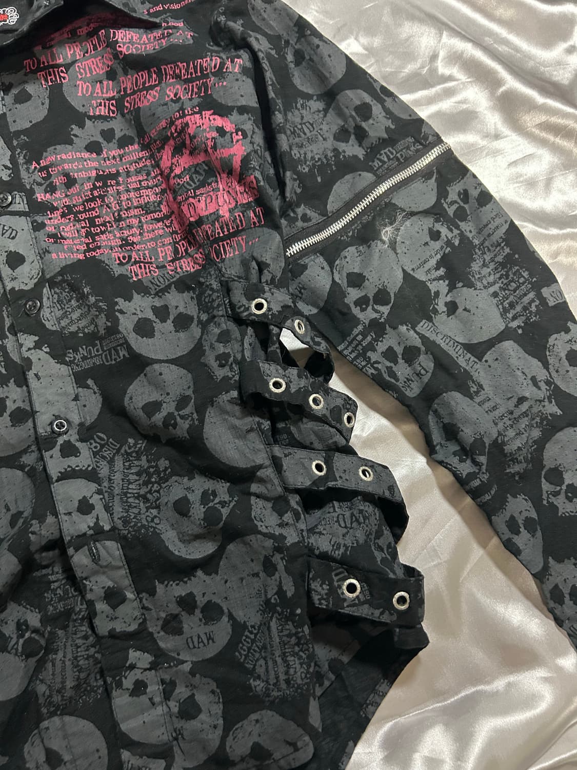 Mad Punks skull shirt 상품이미지3