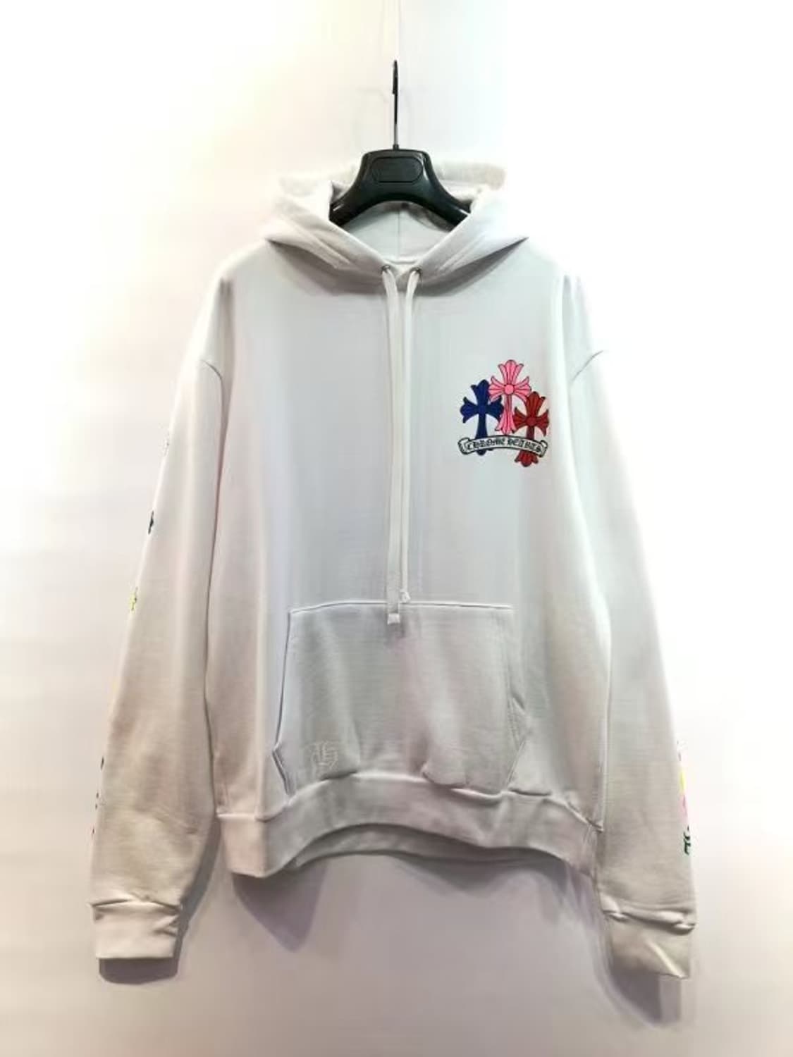 크롬하츠 멀티크로스 화이트 후드티셔츠  상품이미지1