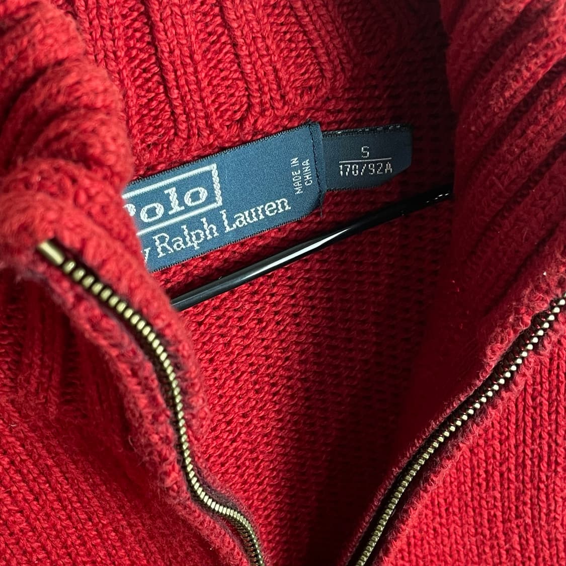 폴로 반집업 니트 상품이미지3