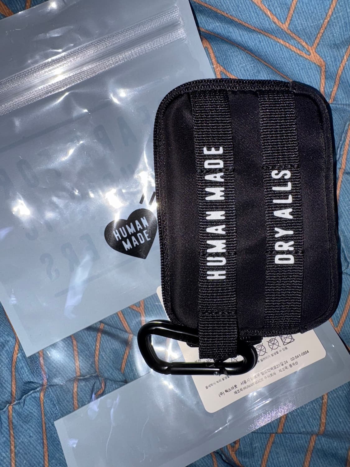 휴먼메이드 밀리터리 카드 케이스 지갑 블랙 상품이미지1