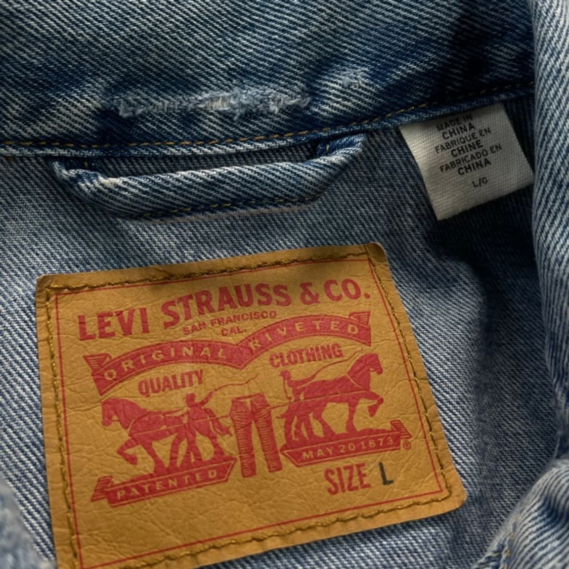 100 리바이스 데님자켓 상품이미지3