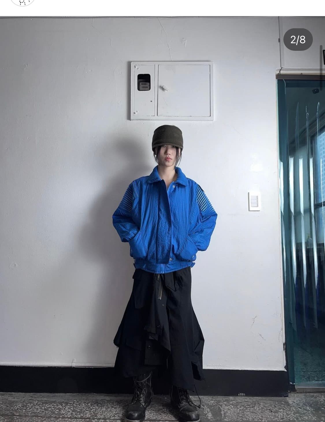 Vintage nylon bomber 상품이미지3