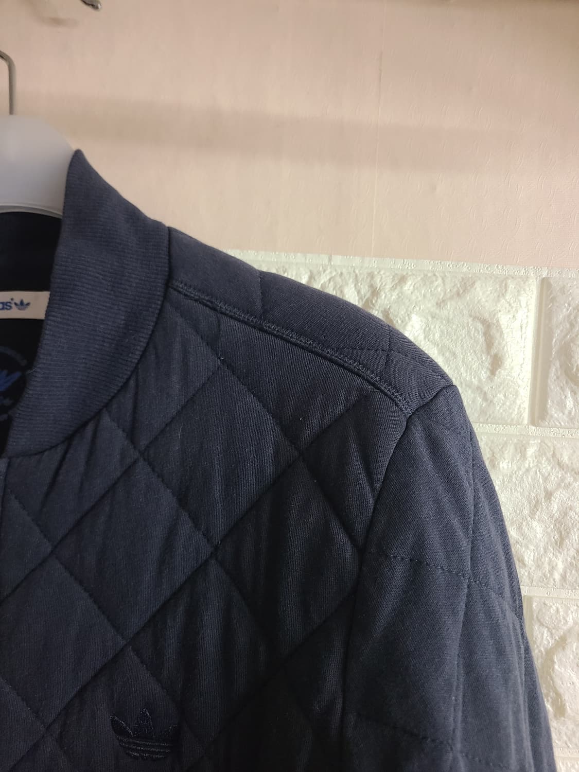 아디다스 네이비 퀼팅 봄버 자켓(55) 상품이미지2