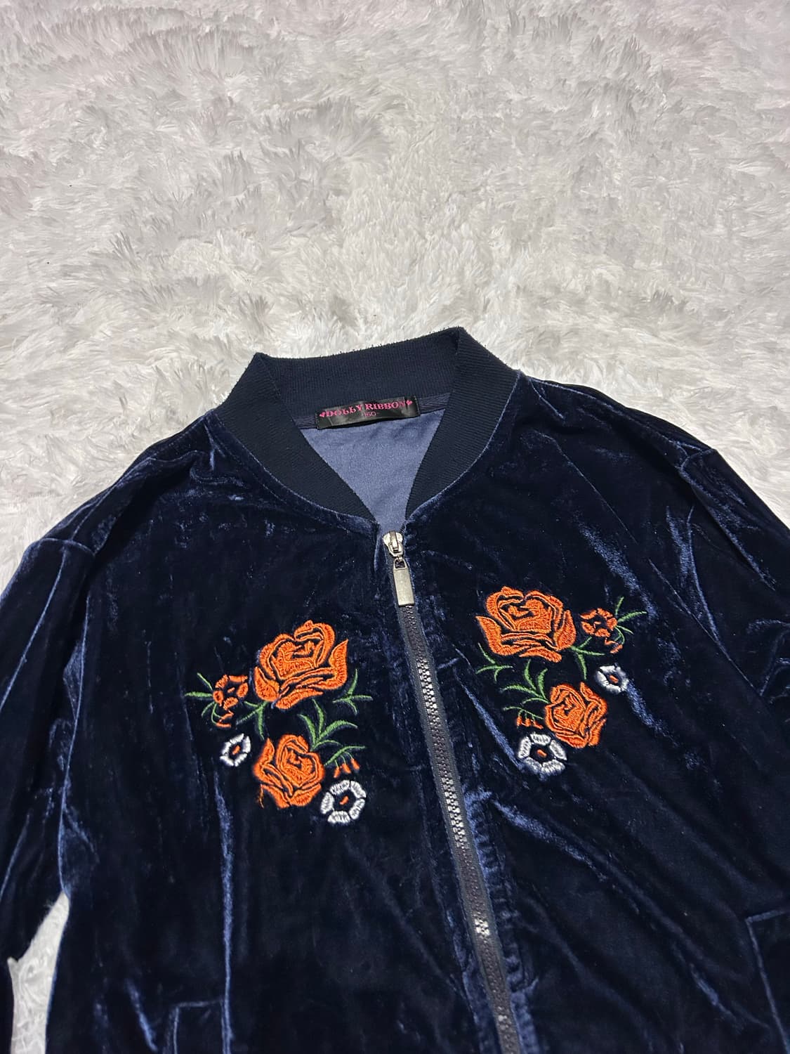 velvet y2k navy sucajan 상품이미지3