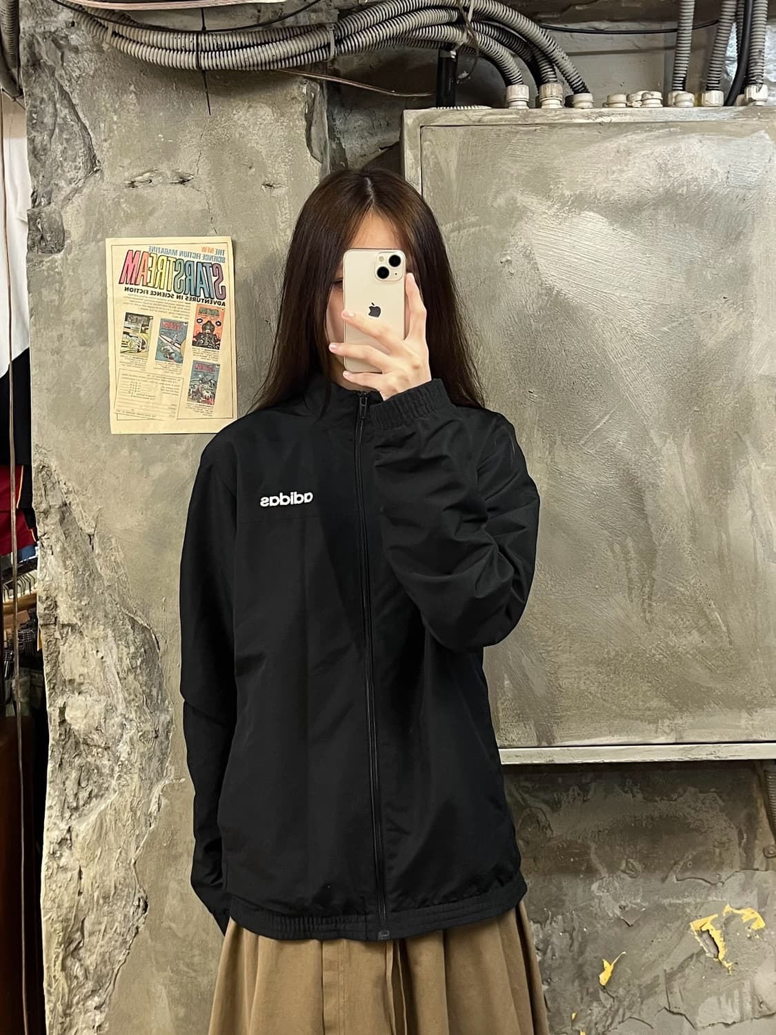 아디다스 바람막이 블랙 S #csz666 상품이미지2