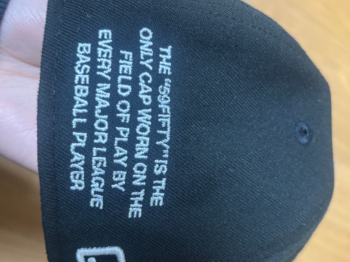 뉴에라 시카고 화이트 삭스 MLB 738 59피프티 블랙 캡 스냅백 상품이미지3