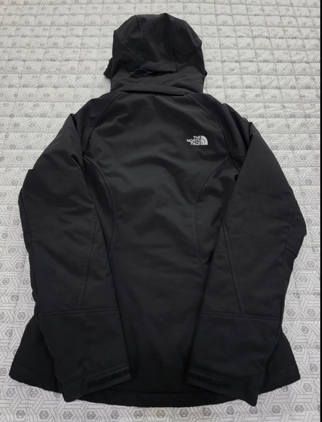 노스페이스 눕시 패딩 바람막이 S 블랙 상품이미지3