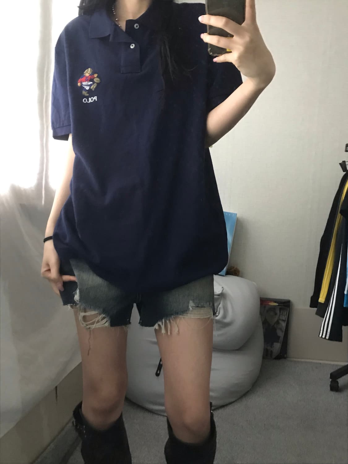 폴로 네이비 베어 반팔티셔츠 상품이미지6