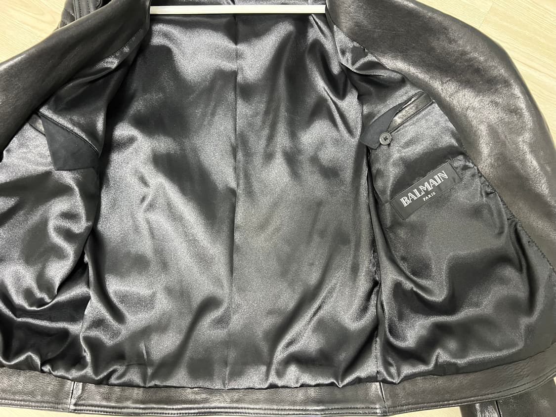 Balmain 레더 자켓 IT 48 상품이미지6