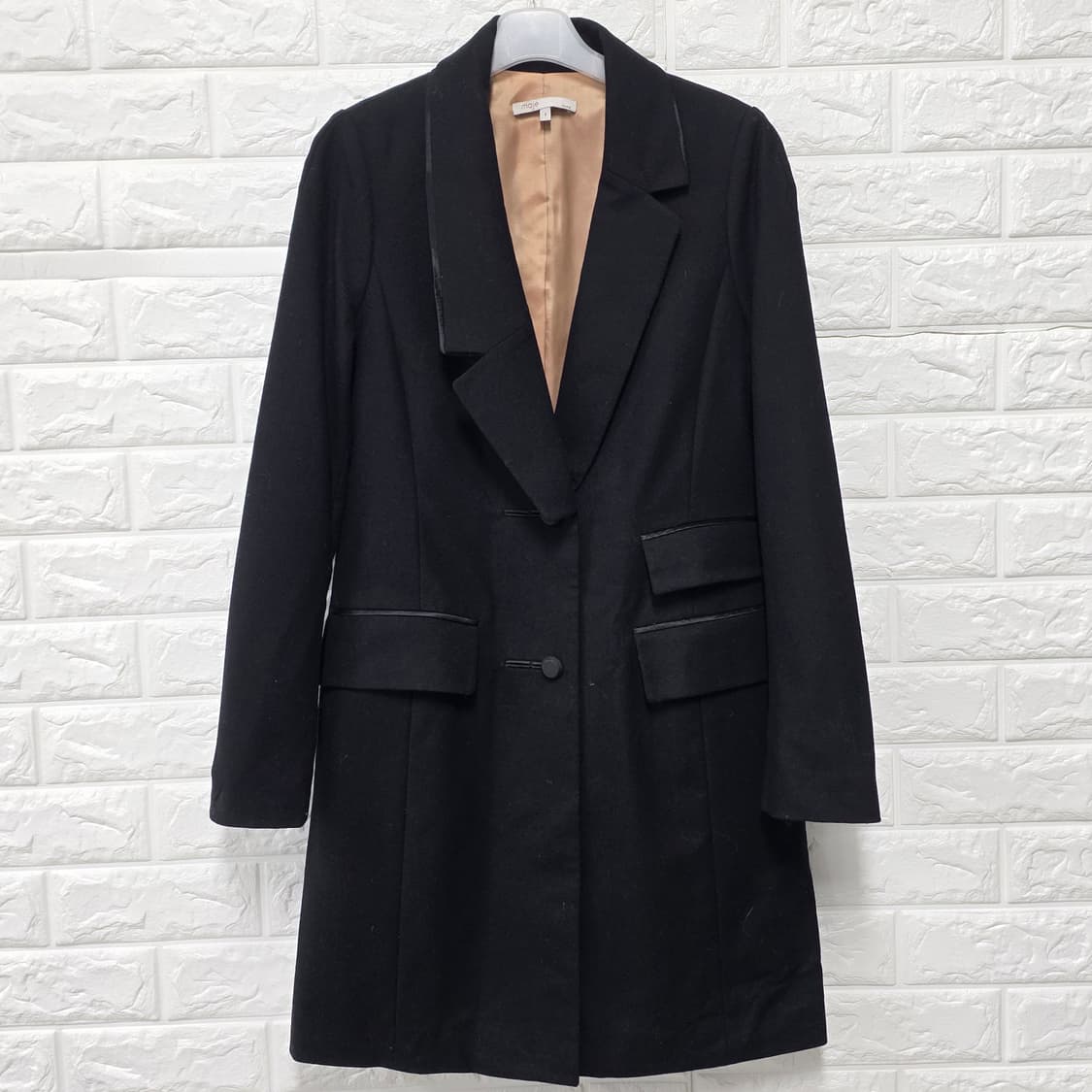 택포) 마쥬 블랙 코트 M 상품이미지1