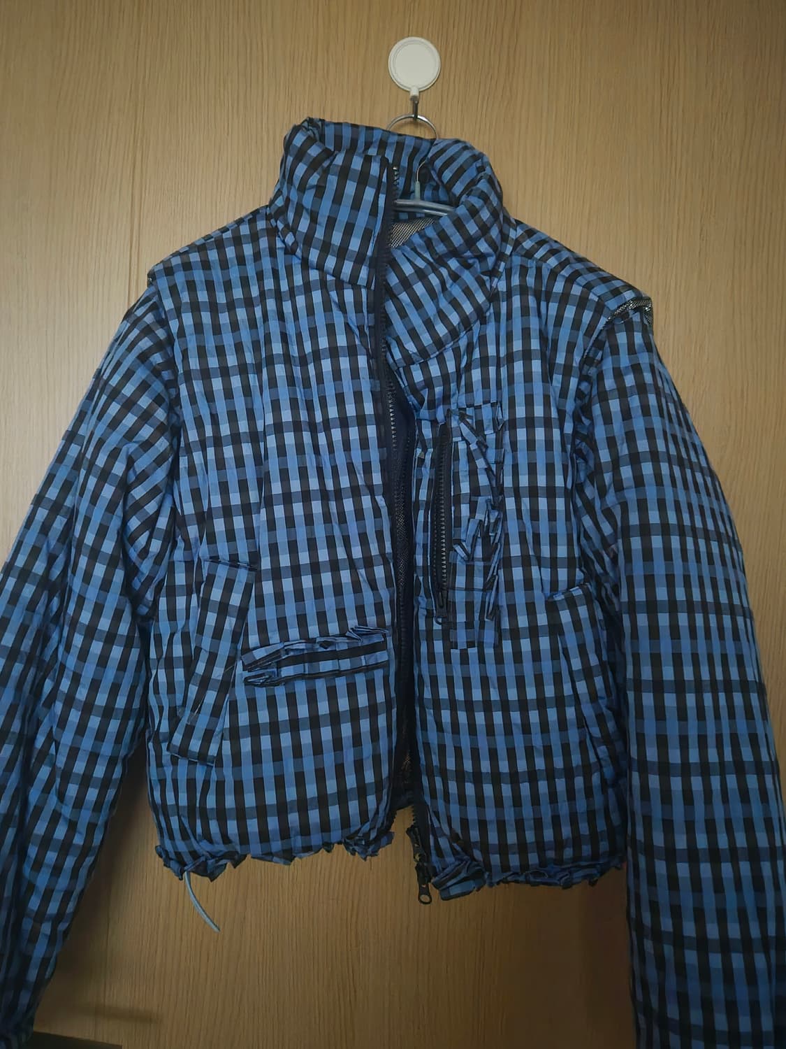 인앤양인하모니 체크 패디드자켓 패딩 상품이미지5