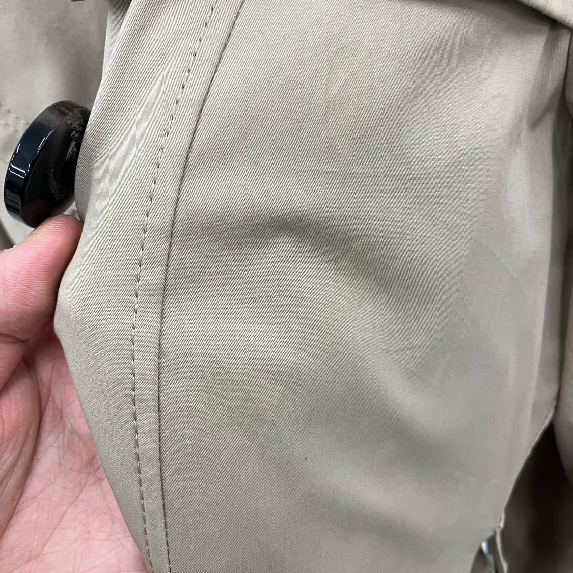 버버리 블루라벨 더블 브레스트 트렌치 코트 36 상품이미지8