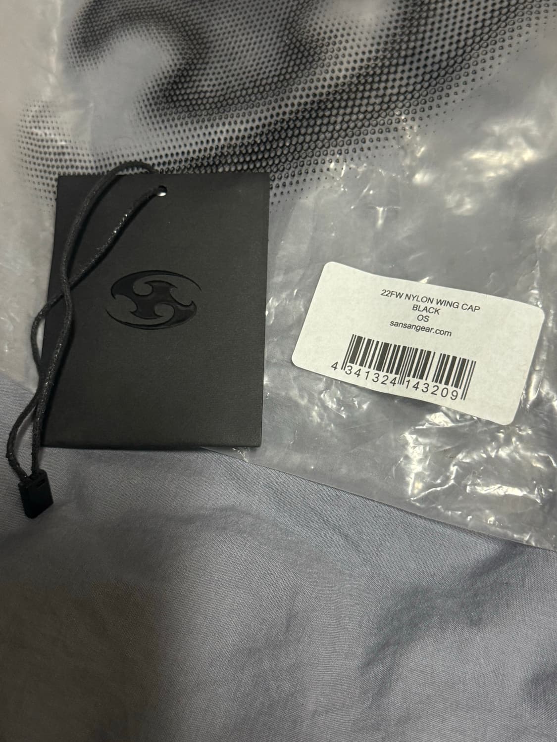 22fw 산산기어 나일론 윙캡 블랙 / 볼캡 상품이미지3