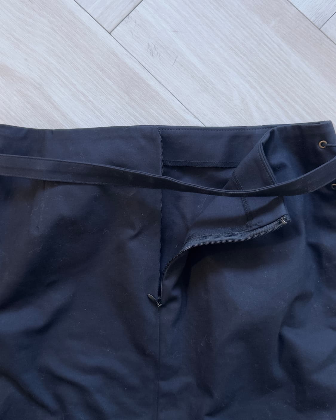 [LA BREA] Side Lace-up Midi Skirt 상품이미지5