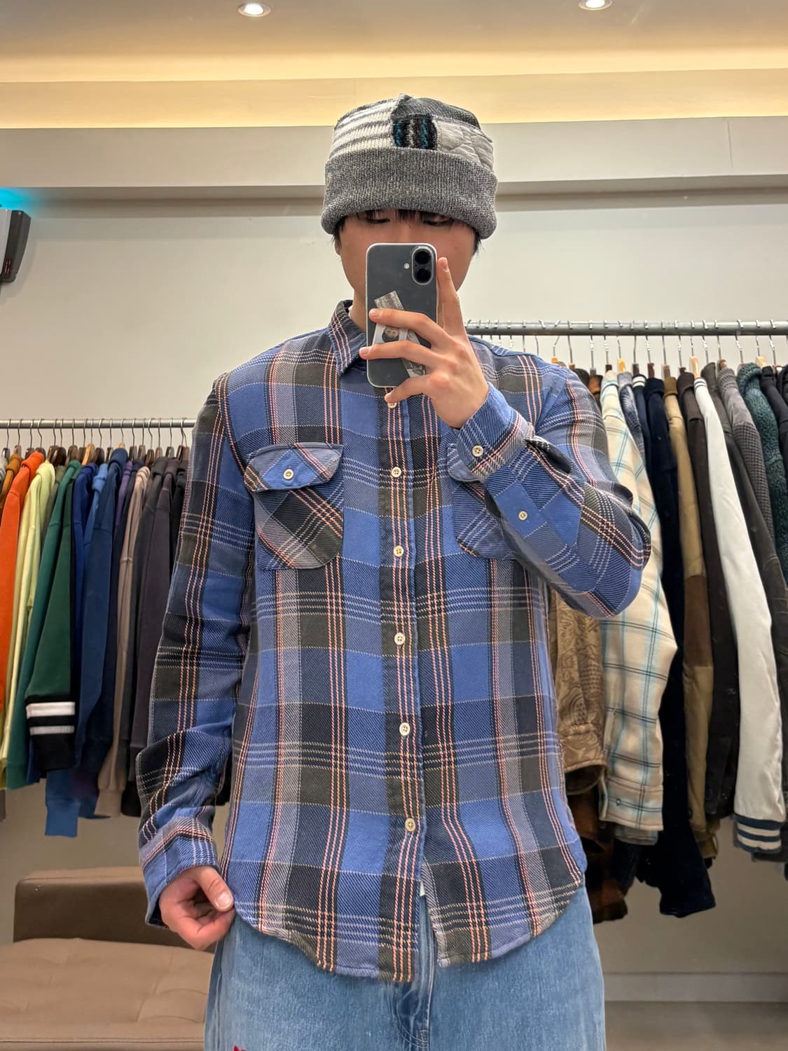 리바이스 웨스턴 체크 셔츠 상품이미지7