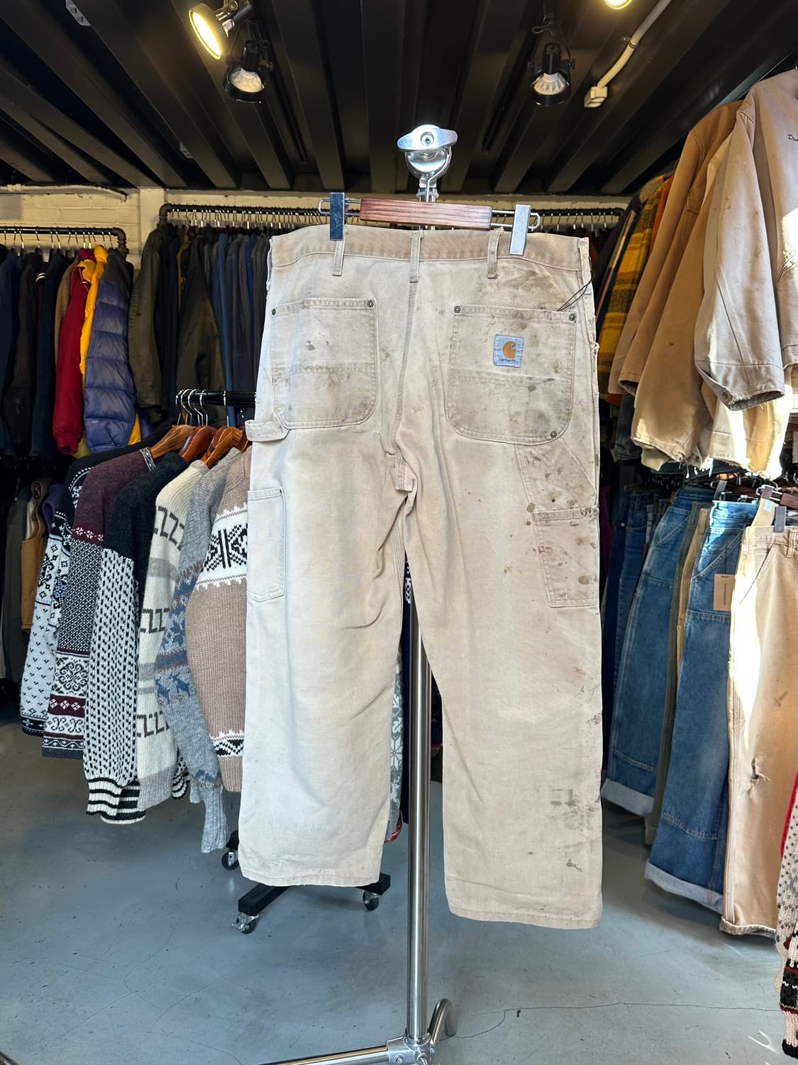 칼하트 더블니 더티 디트로이트 카펜터 워크 팬츠 35x30 상품이미지2