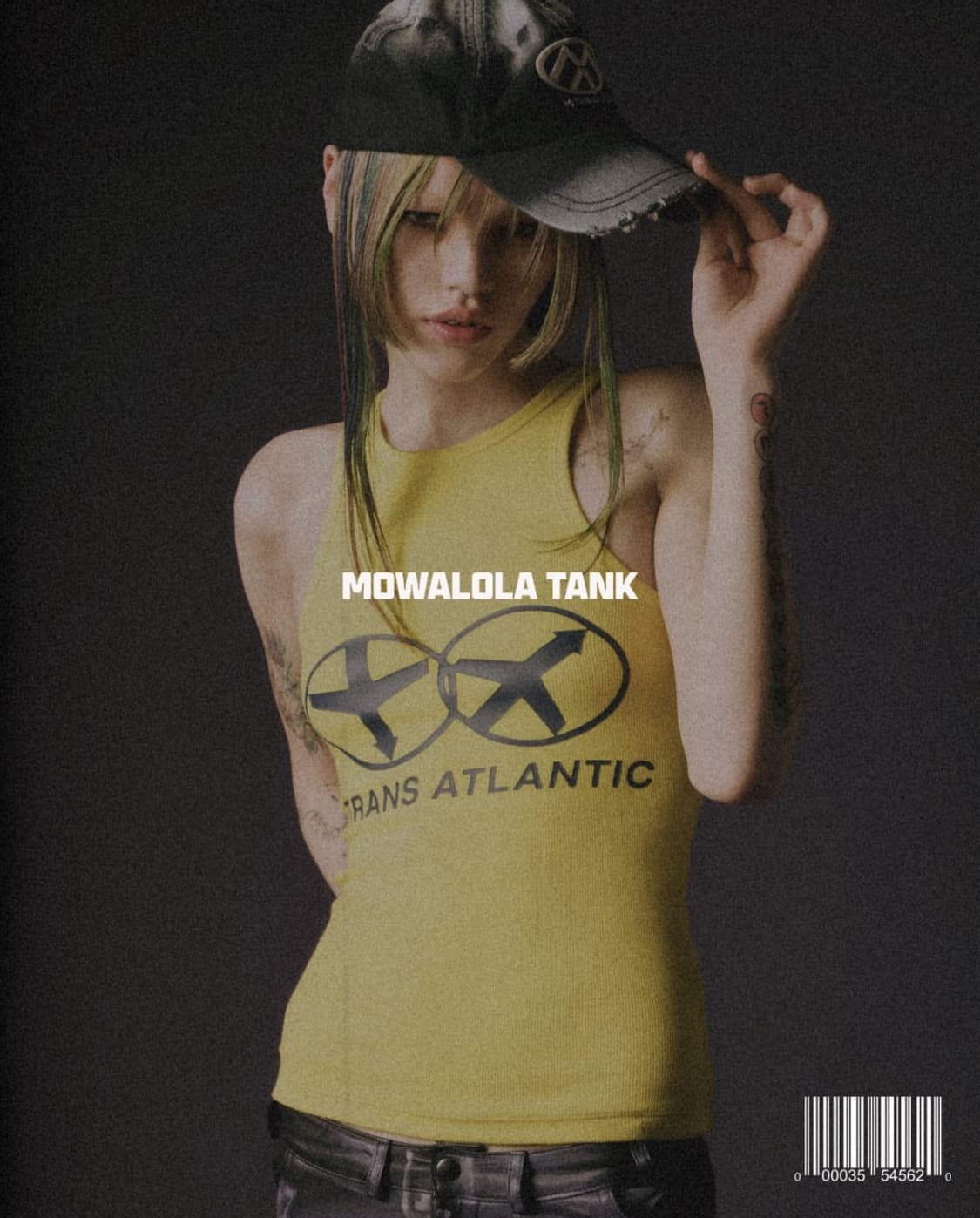 mowalola cap (black) 상품이미지1
