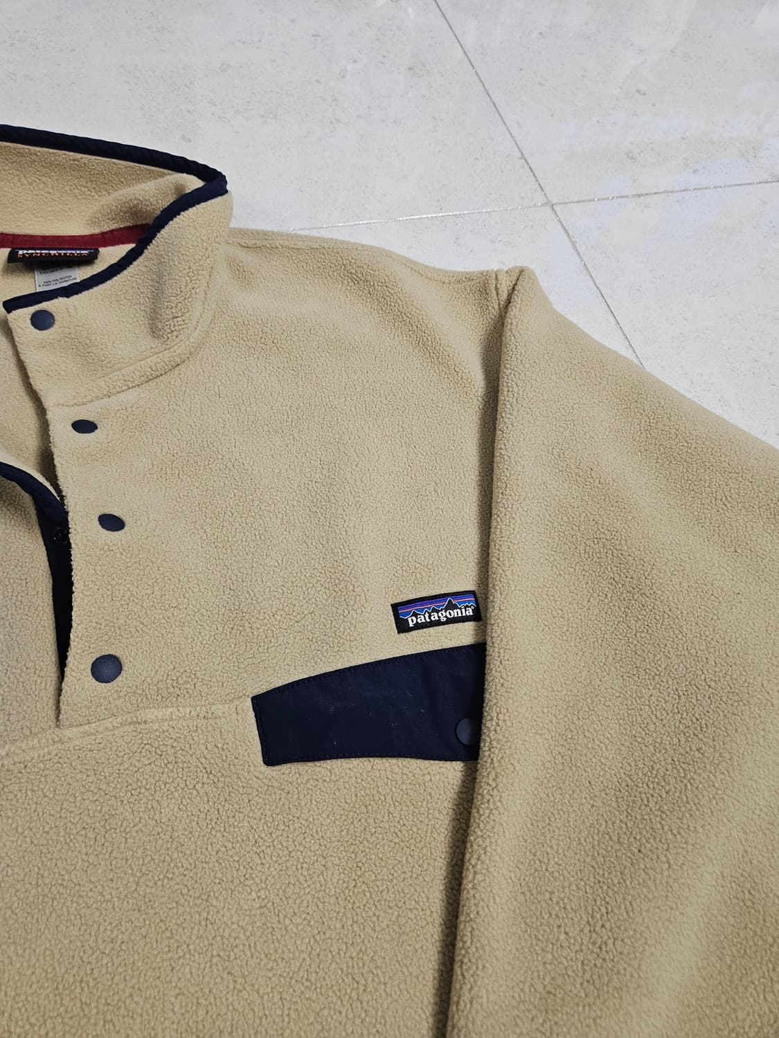 파타고니아 신칠라 L 카키아이보리 상품이미지4