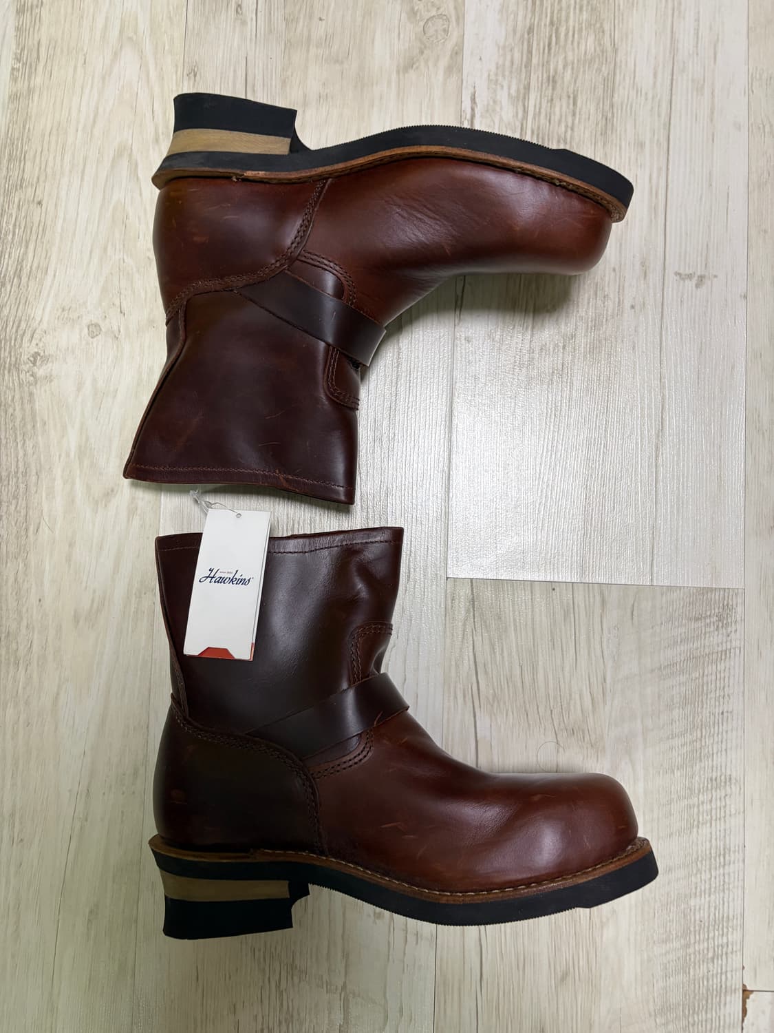 [250] 호킨스 엔지니어드 부츠 브라운 새상품 상품이미지2