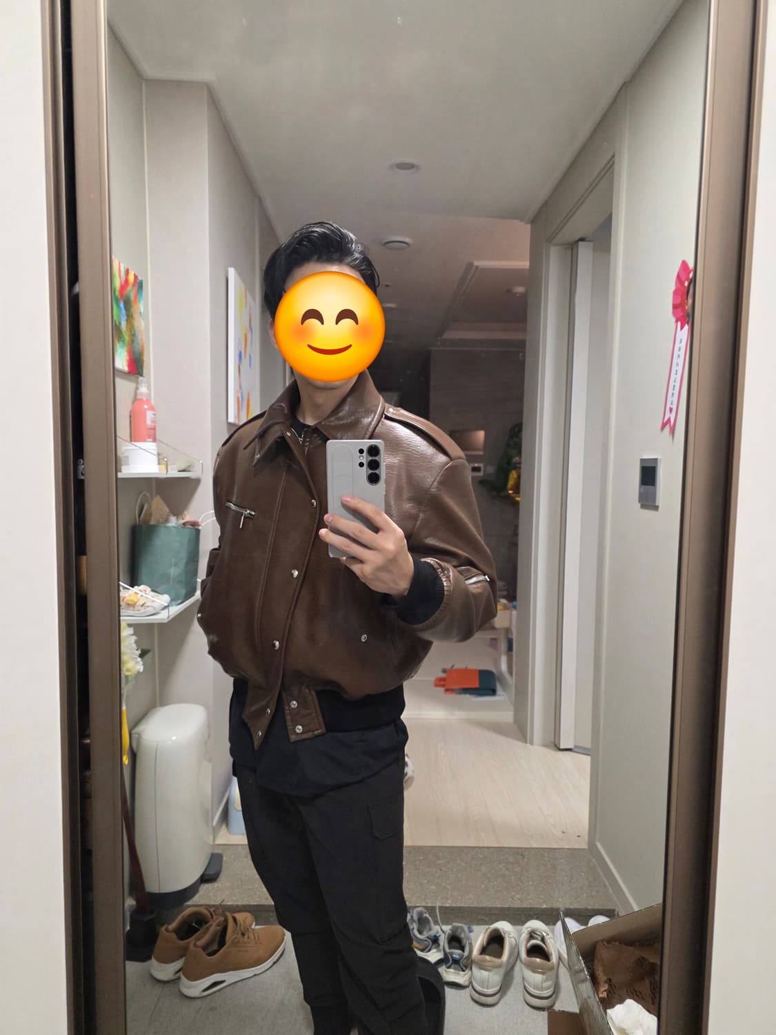시스템옴므 파리컬렉션 레더카라집업 상품이미지10