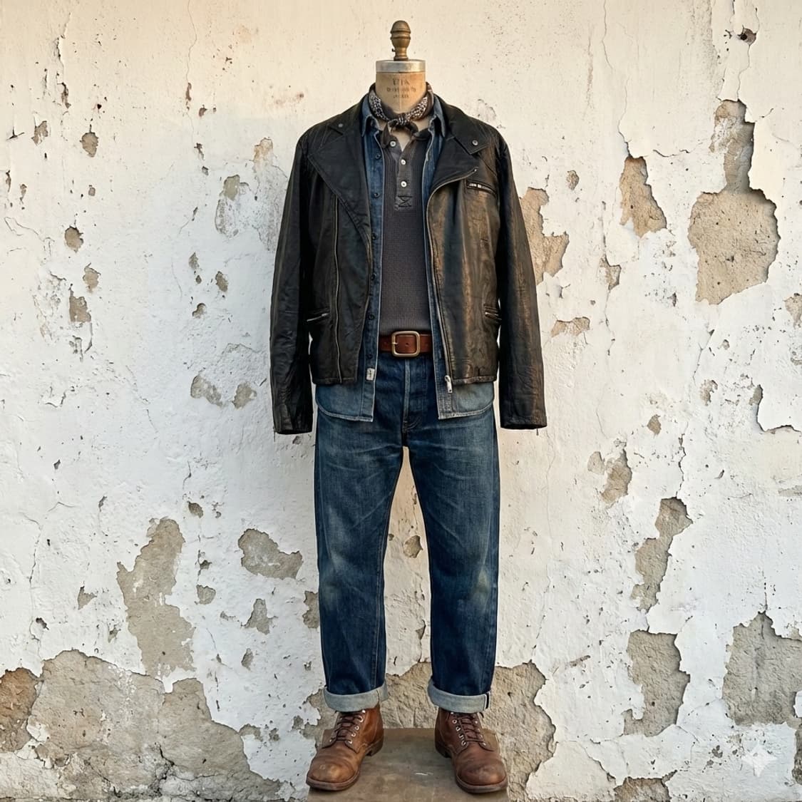 VERA PELLE Italy Vintage Leather Jacket 상품이미지1