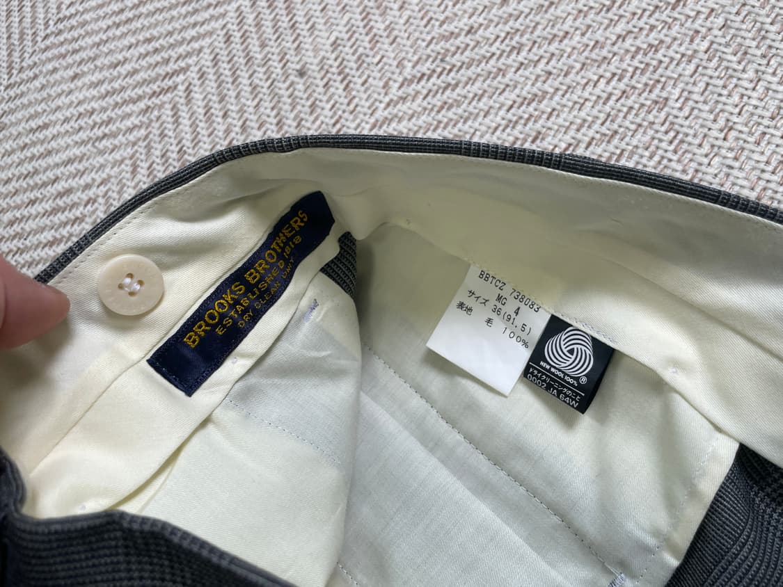 브룩스브라더스 그레이 슬렉스 상품이미지5