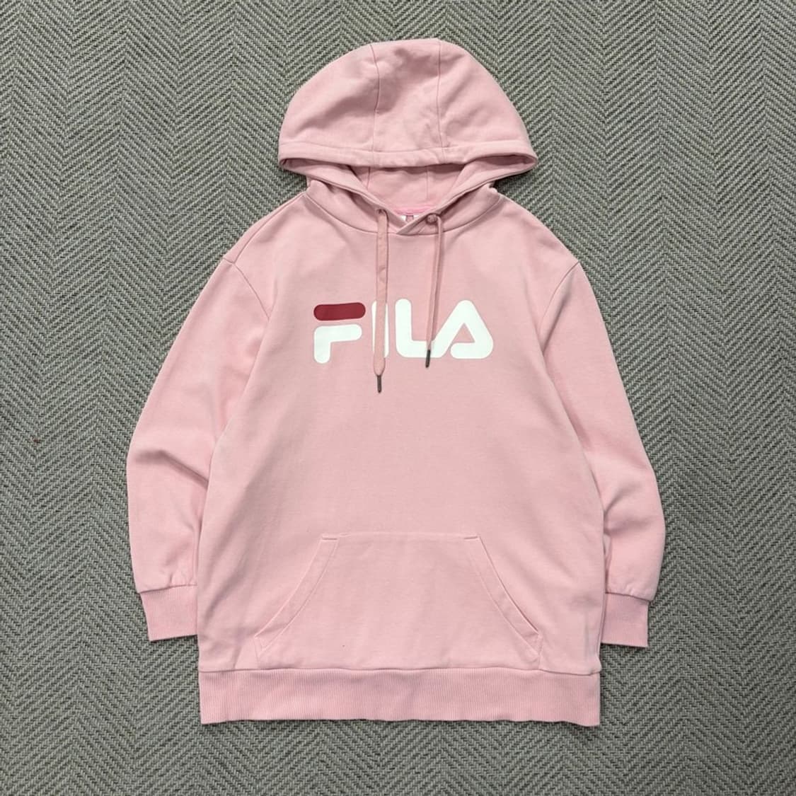 휠라 베이직 로고 후드티 v2242 상품이미지1