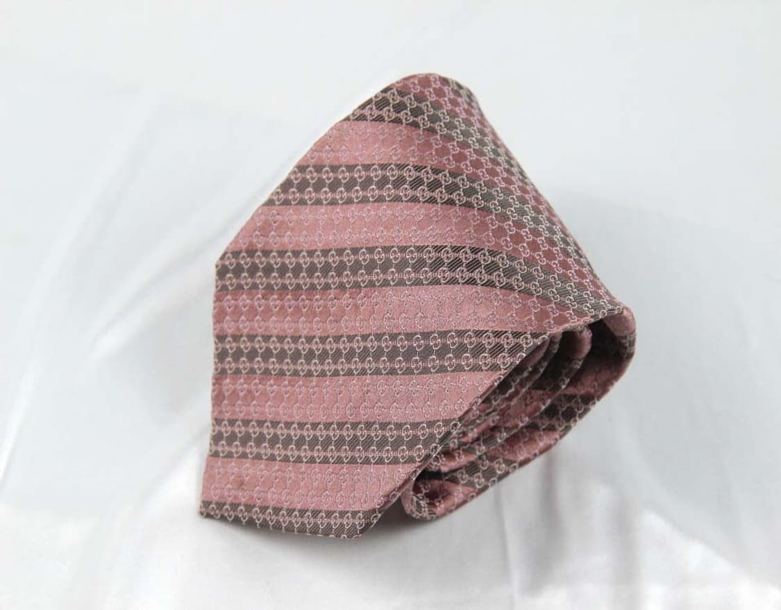  구찌 9.3cm A등급 GG로고 클래식 남자 명품 넥타이 상품이미지2