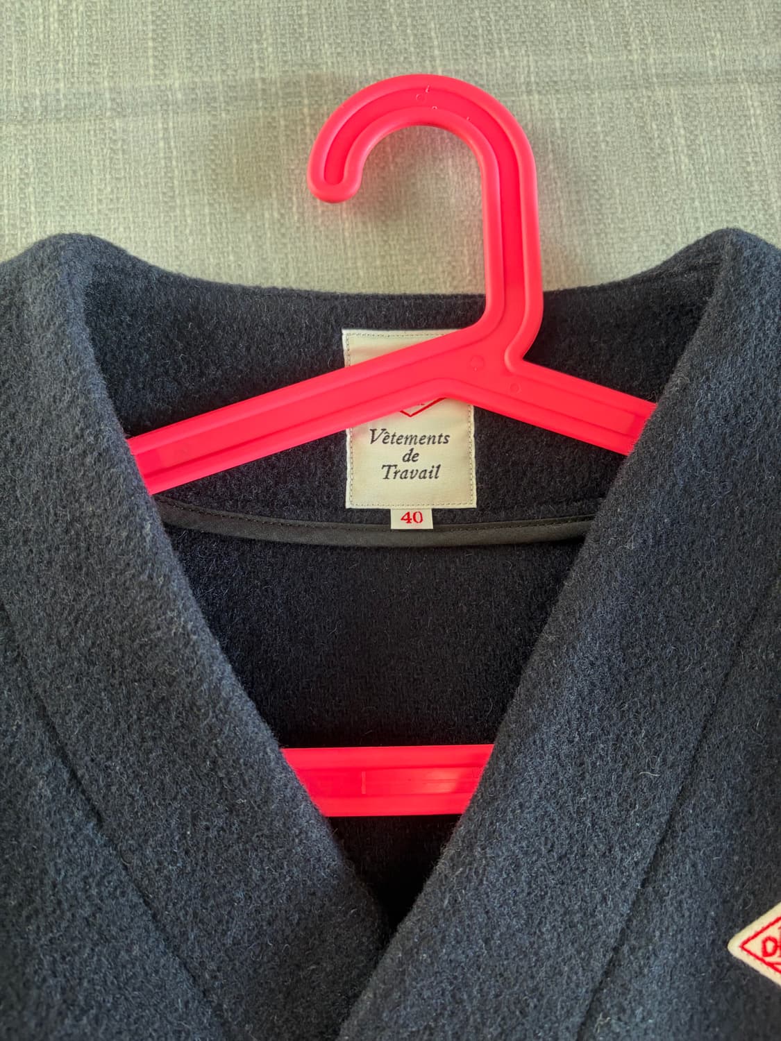 단톤 울 논카라 자켓 40사이즈 상품이미지2